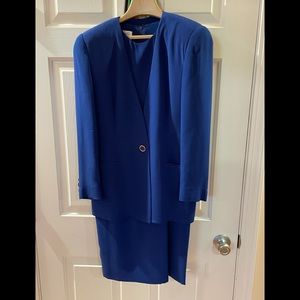 Talbots Petite Blue Business/Cocktail Dress